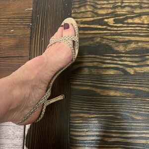 Jimmy Choo snake print sandals